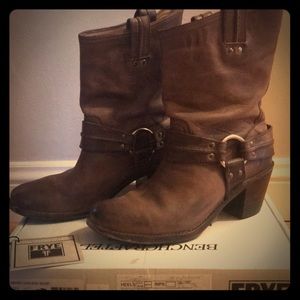 Frye Carmen Harness Short Boots